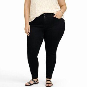 NEW Torrid Womens Jegging Skinny High Rise Jean Stretch Denim Black Plus 28R